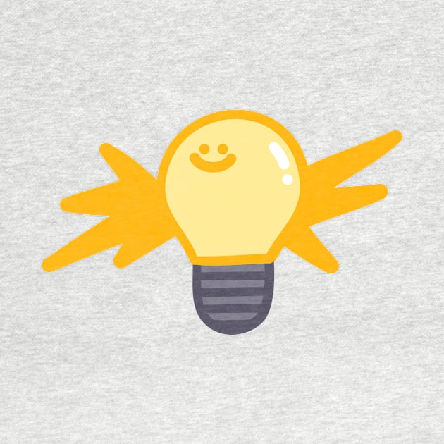 Happy Light Bulb by pwbstudios